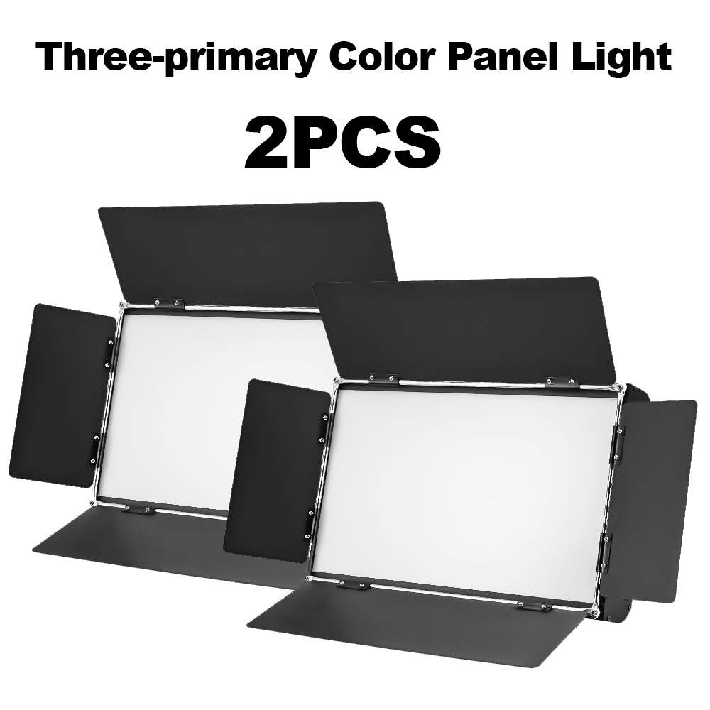 Video Light Panel Led - 200W三色ソフトライト 3200-6200K DMXステージスタジオ会議室ライト 空冷式 テレビ・ビデオ・映画撮影用ライト