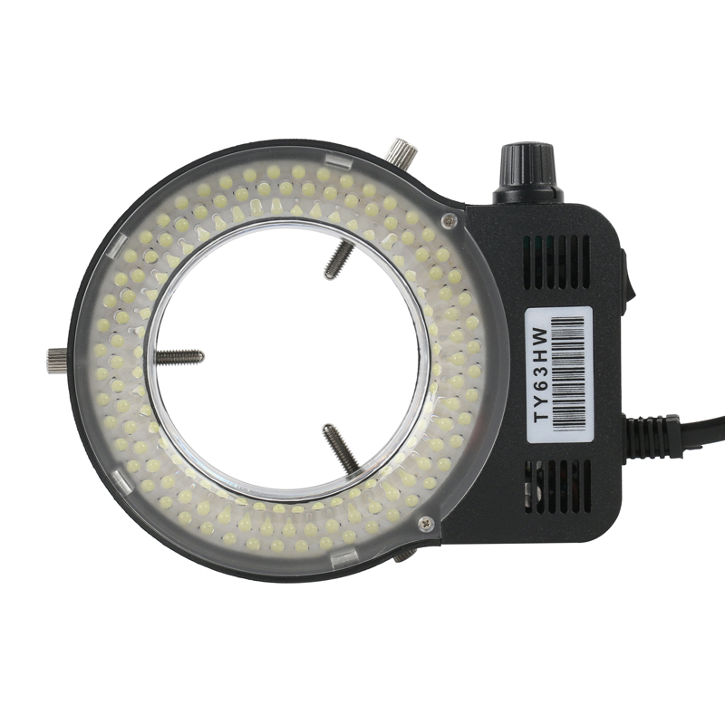Photography Lighting Patterns - 調整可能な 144 LED リングライト照明ランプ産業用ステレオ三眼顕微鏡ビデオカメラレンズ拡大鏡 110V 220V