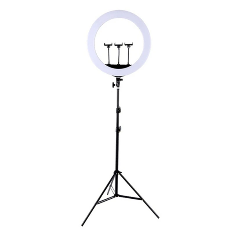 Photography Lighting Led - 923HOT HQ-21N 21インチ調光可能フィルライト 21インチLEDリングライト 撮影用リングライト セルフィー