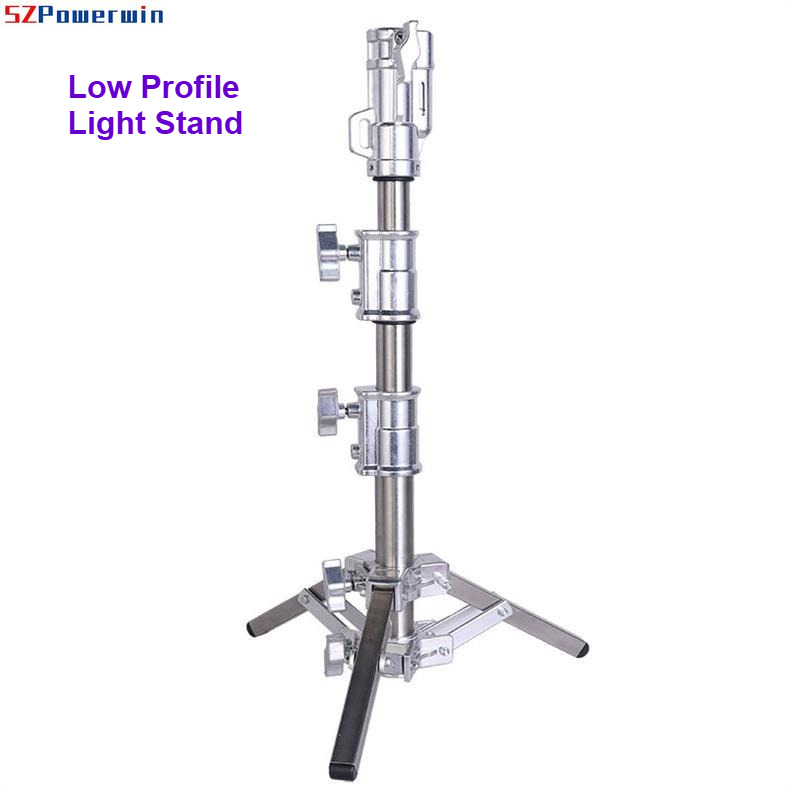 Photography Lighting Material - 写真撮影用ロープロファイルライトスタンド ジュエリー、食品、ペット、ビデオ撮影用の地面レベル三脚 安定したスポットライトホルダー ミニリグ