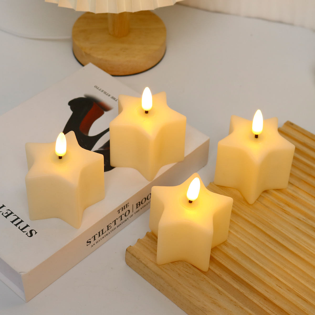 LEDキャンドルキューブ 結婚式、誕生日、クリスマスデコレー - Photography Lighting Led のレビューと価格