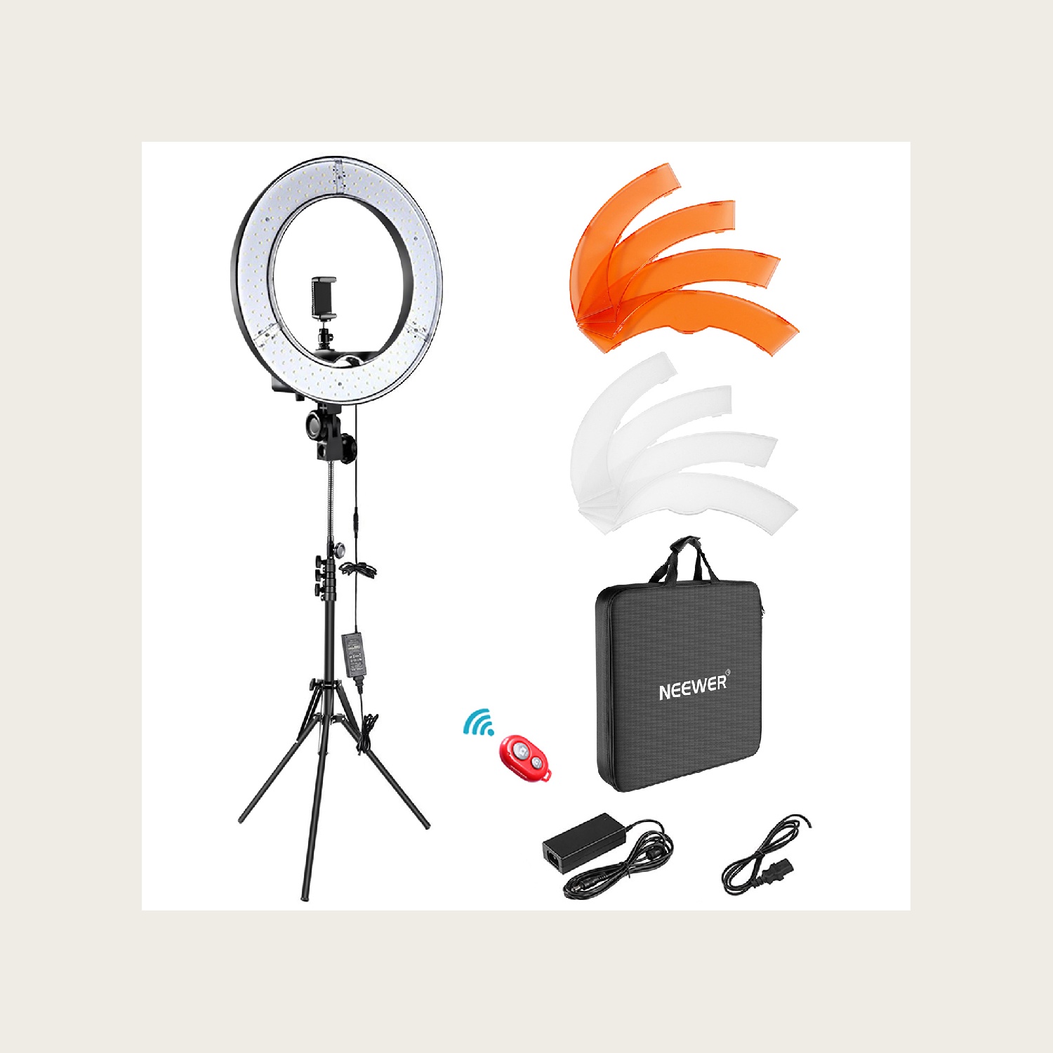 NEEWER RL‑18 18 インチ 55W 5600K  - Photography Lighting Kit Neewer のレビューと価格