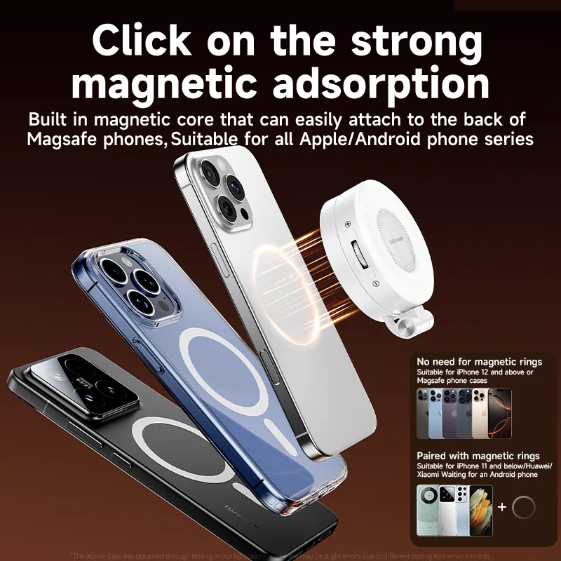 Magsafe 電話用 LED Selfie フィルライト  - Photography Lighting Patterns のレビューと価格