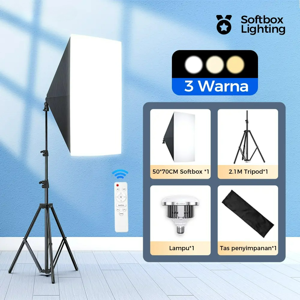 50x70cmソフトボックス 85W/155W電球 写真スタ - Photography Lighting System のレビューと価格