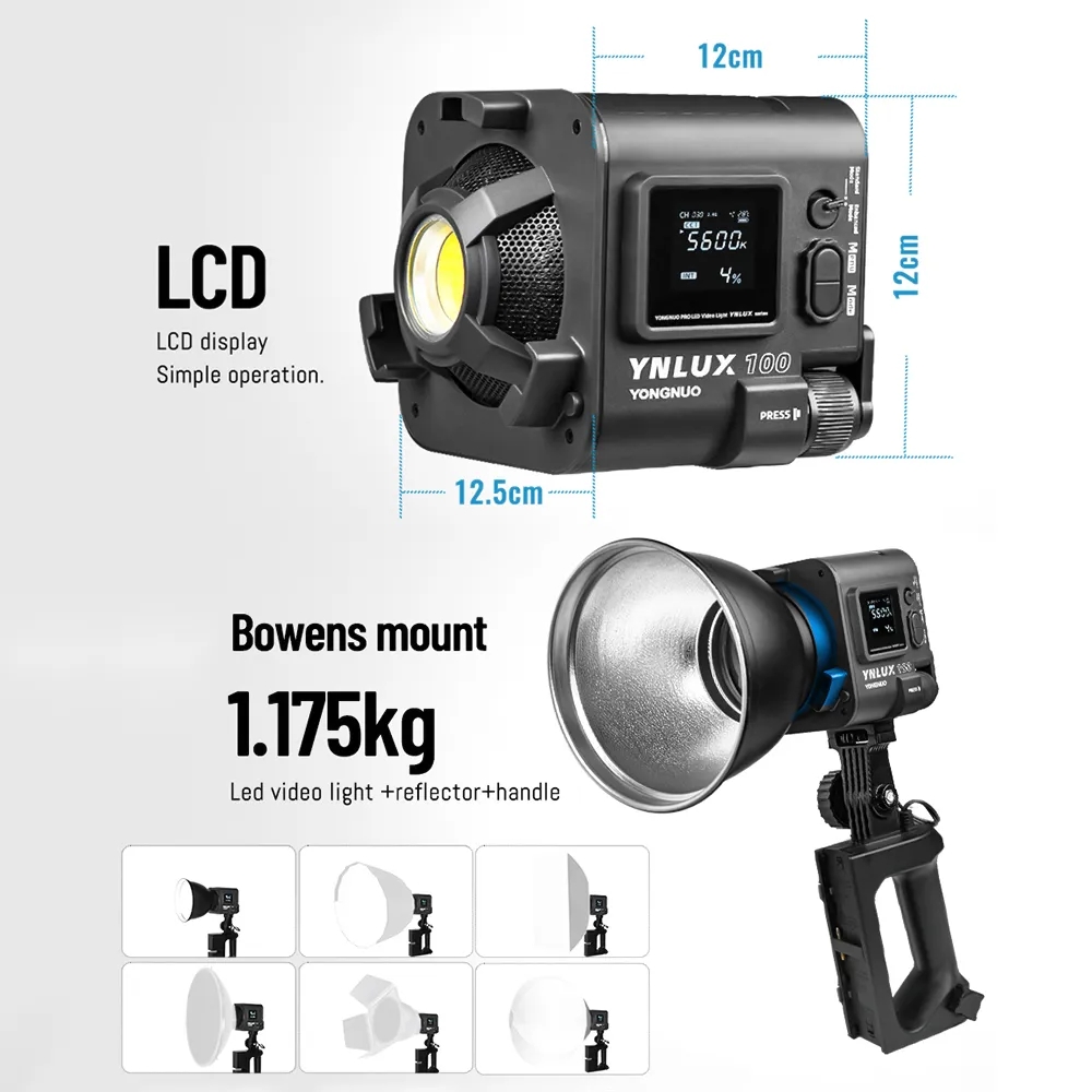 YONGNUO YNLUX100 100W 3200K-56 - Photography Lighting Led のレビューと価格