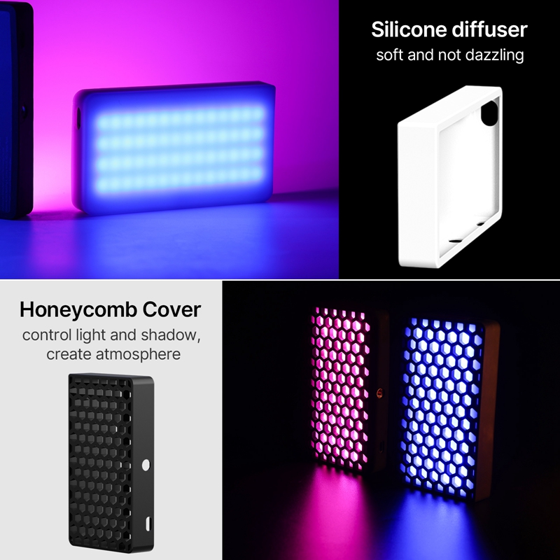ルanzi-写真およびカメラ用のLEDビデオライトlt002 - Video Light Panel Led のレビューと価格
