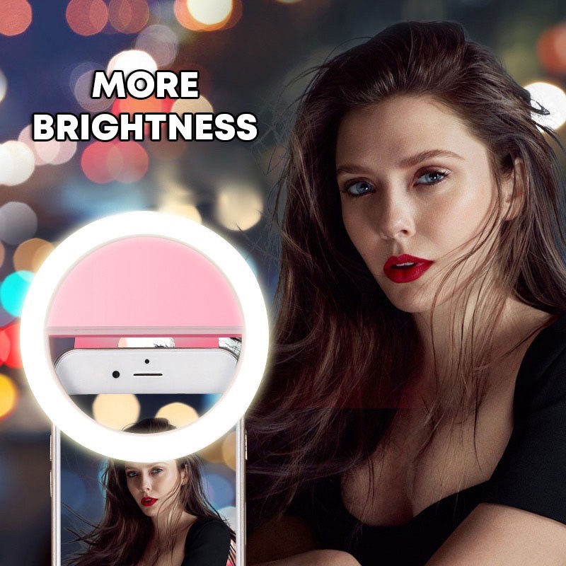 LEDセルフィーリングライト,3レベル調整モード,USB充電 - Photography Lighting Patterns のレビューと価格