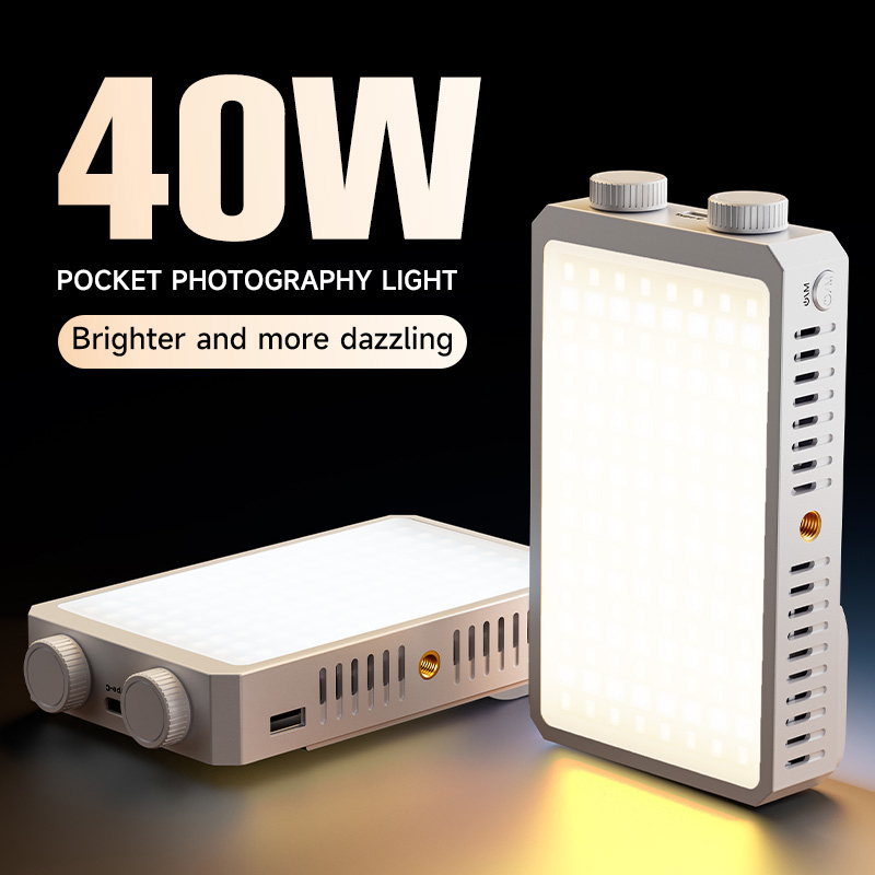 40W LEDカメラライト 2800K-9000K ハンドヘ - Video Light Panel Led のレビューと価格