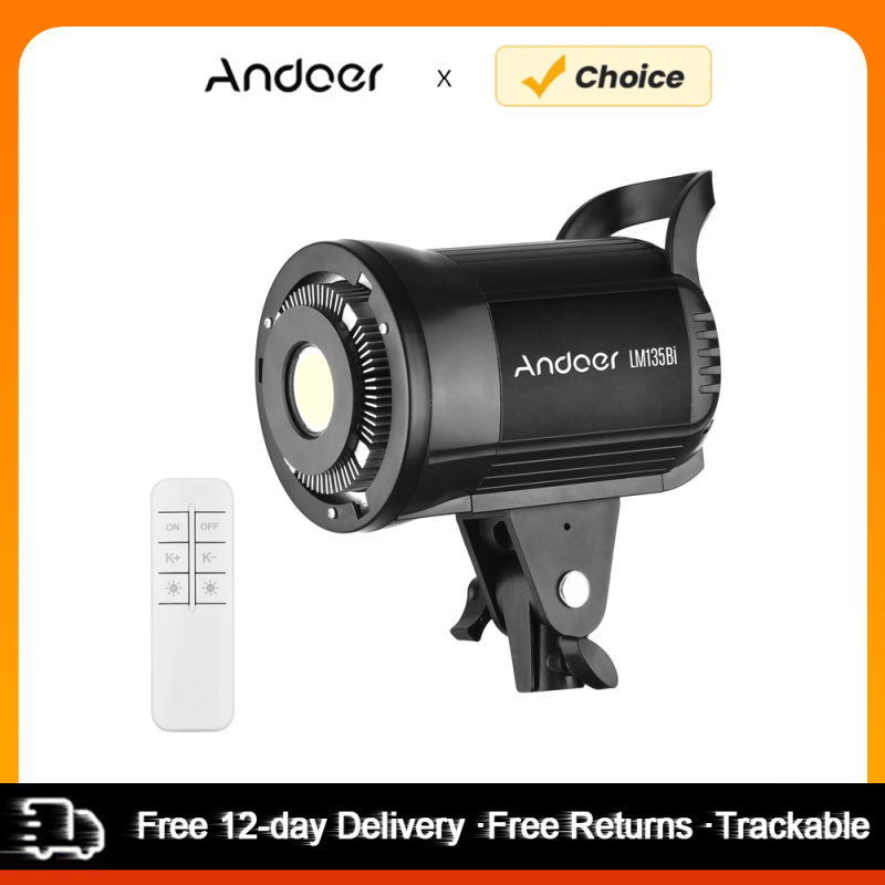 Andoer LM135Bi ポータブル LED 写真補助光 - Photography Lighting System のレビューと価格