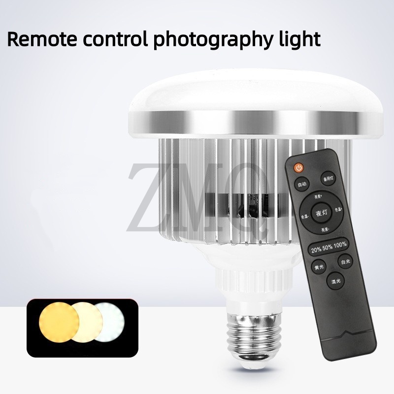 E27 85W 155W ランプ 3200K-5500K L - Photography Lighting Led のレビューと価格