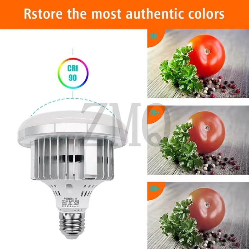 E27 85W 155W ランプ 3200K-5500K L - Photography Lighting Led のレビューと価格