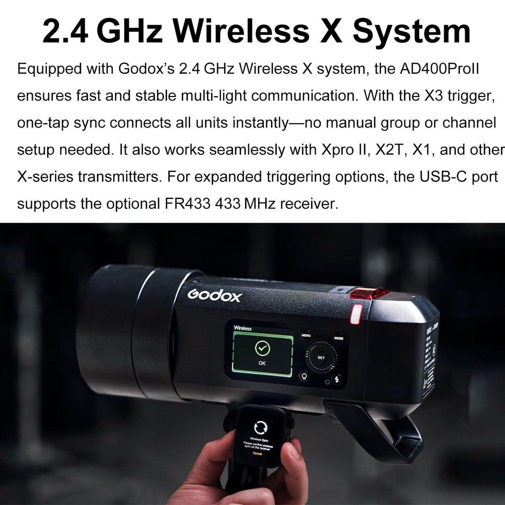 Godox AD400 Pro II AD400Pro II - Portable Strobe Monolight のレビューと価格