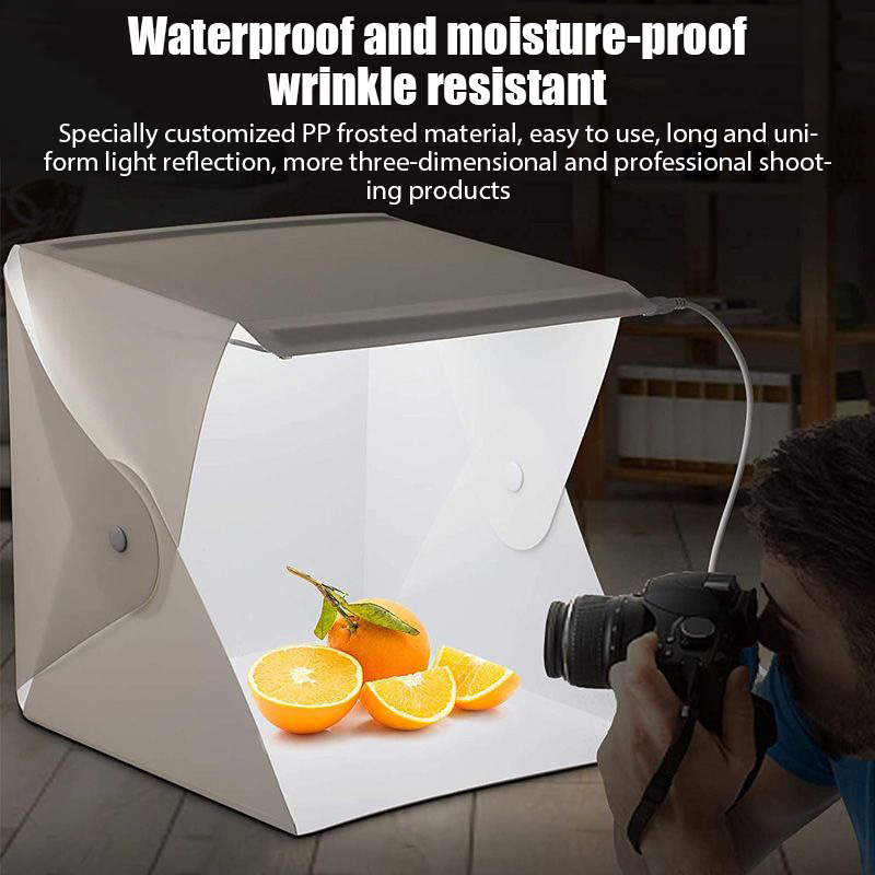 折りたたみ式ライトボックス ポータブル写真撮影用LEDフォト - Photography Led Lighting Kit のレビューと価格