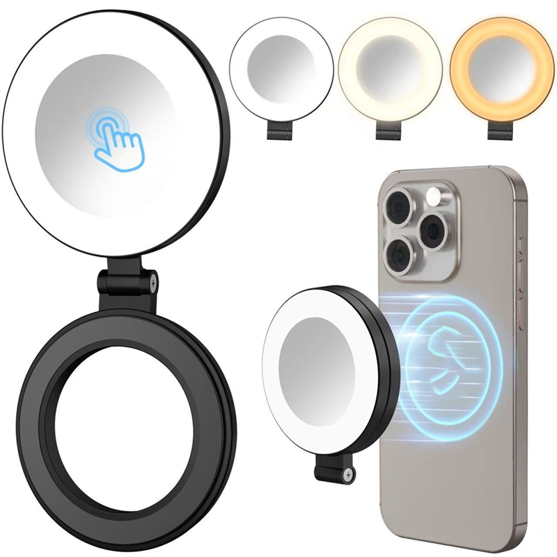 3段階速度調整ミニ磁気ポケットライト、自撮りミラー交換用ライ - Photography Lighting Led のレビューと価格