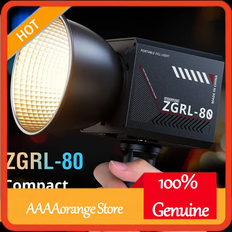 ZGRL80 80W COB LEDビデオライト ハンドヘル - Photography Lighting System のレビューと価格