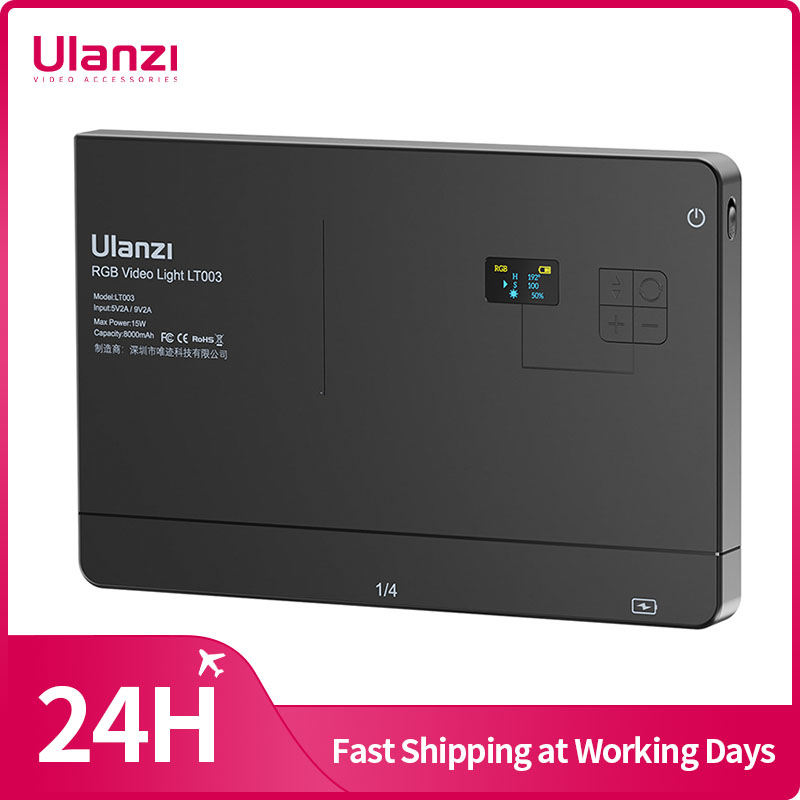 Ulanzi LT003 15W RGB Video Lig - Video Light Panel Led のレビューと価格