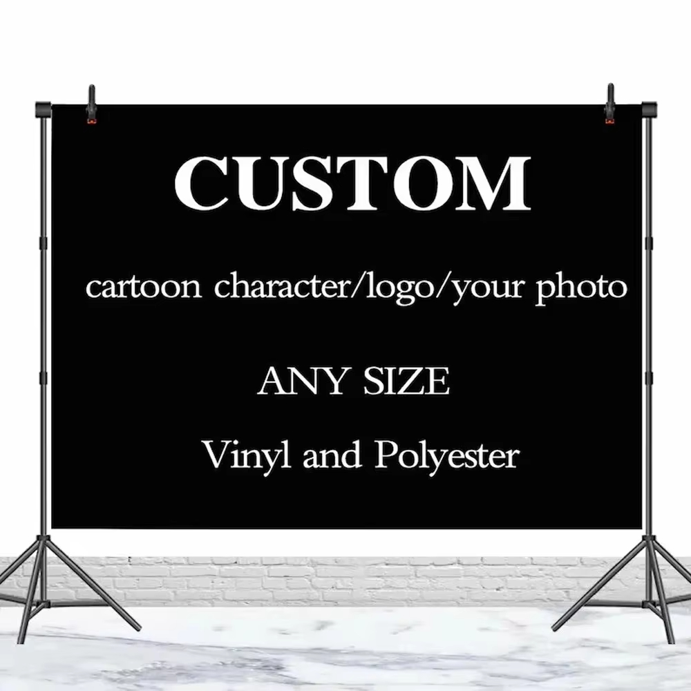 カスタム写真撮影の背景漫画の旗個人の誕生日パーティー洗礼結婚 - Photography Lighting Backdrop のレビューと価格