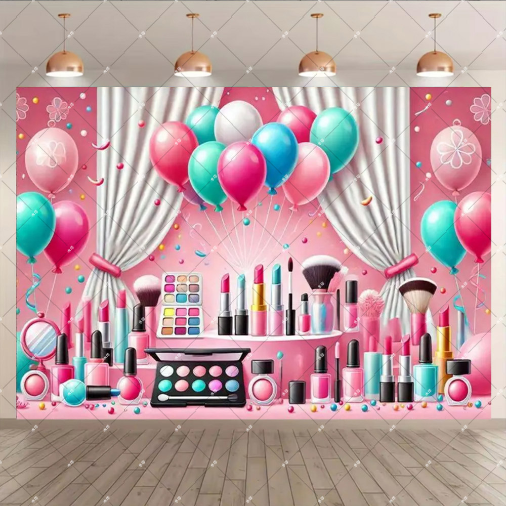 女性のためのピンクのパーソナライズされたバナーの背景,美容, - Photography Lighting Backdrop のレビューと価格