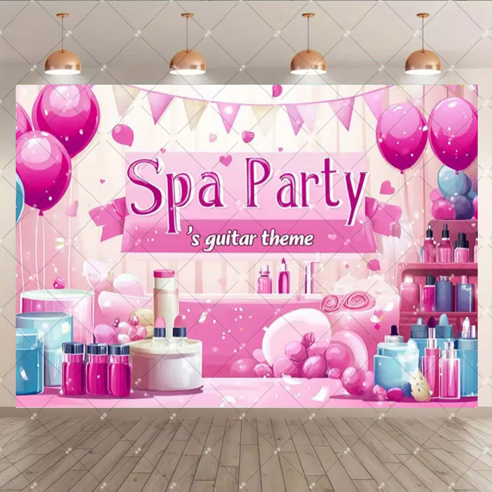 女性のためのピンクのパーソナライズされたバナーの背景,美容, - Photography Lighting Backdrop のレビューと価格