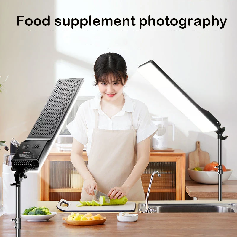 長方形LEDフォトスタジオライトパネル 3000K-6500 - Video Light Panel Led のレビューと価格